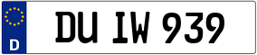 Truck License Plate